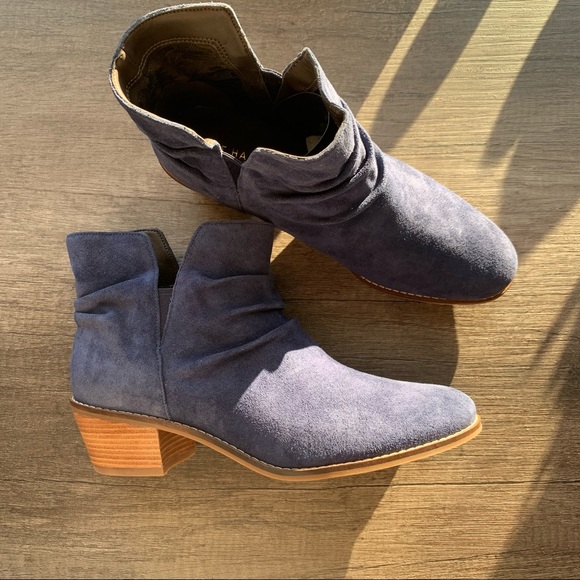 alayna slouch suede bootie
